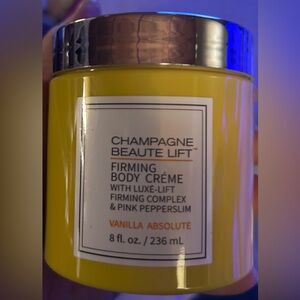 Champagne Lift Firming Body Creme, with Pink Pepperslim Vanilla Absolute